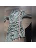 Atoir 100% Polyester Blue Cocktail Dress Size 8 - photo 8
