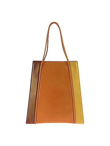 Salvatore Ferragamo Salvatore Ferragamo Vintage Orange Leather Handbag E21 9291 for Women (view 1)