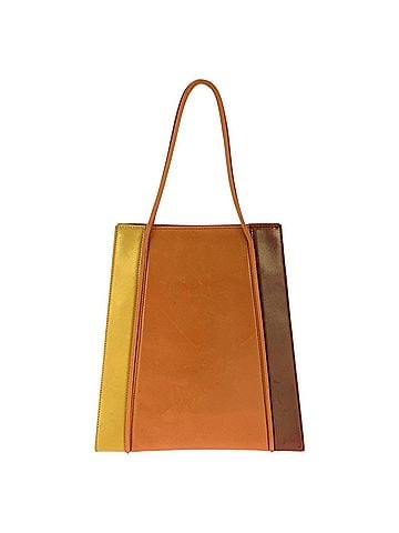 Salvatore Ferragamo Salvatore Ferragamo Vintage Orange Leather Handbag E21 9291 for Women (view 2)