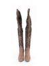 Jeffrey Campbell Floral Brown Boots Size 5 1/2 - photo 4