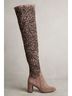 Jeffrey Campbell Floral Brown Boots Size 5 1/2 - photo 3