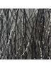 St. John 100% Silk Print Black Silver Cocktail Dress Size 4 - photo 13