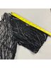 St. John 100% Silk Print Black Silver Cocktail Dress Size 4 - photo 10
