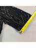 St. John 100% Silk Print Black Silver Cocktail Dress Size 4 - photo 9