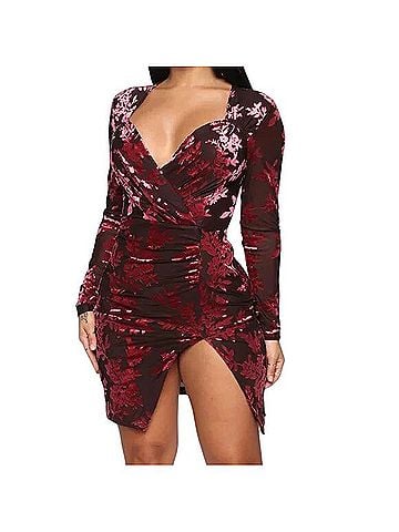 Fashion Nova Hazy Vision Mini Dress Cocktail Dress (view 1)