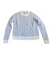 Club Monaco 100% Cashmere Stripes Gray White Cashmere Pullover Sweater Size S - photo 1