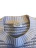 Club Monaco 100% Cashmere Stripes Gray White Cashmere Pullover Sweater Size S - photo 2