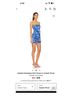 REVOLVE White Blue Cocktail Dress Size 10 - photo 6