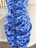 REVOLVE White Blue Cocktail Dress Size 10 - photo 5