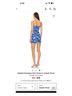 REVOLVE White Blue Cocktail Dress Size 10 - photo 7