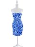REVOLVE White Blue Cocktail Dress Size 10 - photo 1