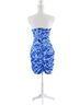 REVOLVE White Blue Cocktail Dress Size 10 - photo 2