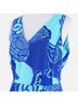 Maria Grazia Severi Floral Blue Cocktail Dress Size 16 - photo 4