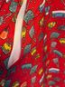 Tulip B 100% Polyester 100% Cotton Print Red Casual Dress Size S - photo 13