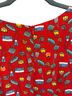 Tulip B 100% Polyester 100% Cotton Print Red Casual Dress Size S - photo 7