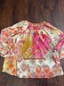 Sundance Paisley Pink Multi Color Long Sleeve Blouse Size M - photo 9