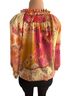 Sundance Paisley Pink Multi Color Long Sleeve Blouse Size M - photo 2