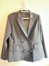 Pink Tartan Solid Black Blazer Size 12 - photo 4