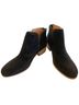 Susina 100% Suede Black Ankle Boots Size 7 - photo 2