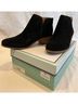 Susina 100% Suede Black Ankle Boots Size 7 - photo 5
