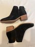 Susina 100% Suede Black Ankle Boots Size 7 - photo 3