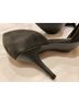 Tahari 100% Suede Gray Heels Size 6 1/2 - photo 4