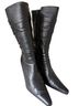 L Space 100% Leather Black Boots Size 9 - photo 1