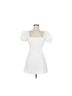 Zara Solid White Cocktail Dress Size M - photo 1