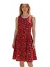 Tulip B 100% Polyester 100% Cotton Print Red Casual Dress Size S - photo 12
