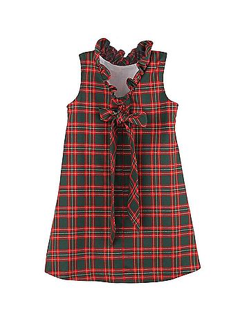Gabby. Girls Blair Plaid Dress (view 1)