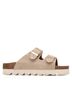 XTI Solid Brown Women's Refresh Suede Sandals Size 9 - photo 1