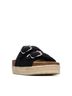 XTI Solid Black Women's Refresh Textile Sandals Size 6 - photo 2