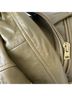 J.Crew 100% Leather Green Leather Jacket Size 0 - photo 6