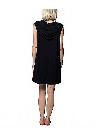 J Valdi Zip Up Hooded Cover Up Dress (view 2)