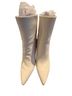 Vince Camuto 100% Leather White Ankle Boots Size 7 1/2 - photo 1