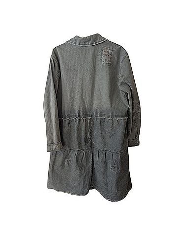 Free People We The Free Forever Free Tiered Army Green Military Jacket Jacket (view 2)