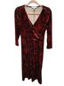 Chaus Paisley Red Cocktail Dress Size S - photo 1