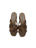 Steve Madden Solid Brown Sandals Size 8 1/2 - photo 1