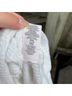 Free People Print White Blue Thermal Top Size M - photo 5
