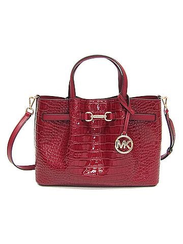 Michael Kors Michael Kors Carson Medium Satchel Bag 35F5G2ZS3A Women's Leather Handbag,Shoulder Bag Red Color (view 1)
