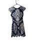 B. Darlin Floral Black White Cocktail Dress Size S - photo 1