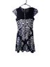 B. Darlin Floral Black White Cocktail Dress Size S - photo 2