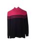 Calvin Klein Black Pink Turtleneck Sweater Size S - photo 2