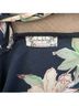 Free People 100% Polyester Floral Black Green Pink Sleeveless Blouse Size M - photo 3
