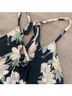 Free People 100% Polyester Floral Black Green Pink Sleeveless Blouse Size M - photo 6