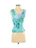 Nicola Floral Blue Green Sleeveless Top Size XS - photo 1