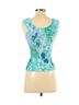 Nicola Floral Blue Green Sleeveless Top Size XS - photo 2