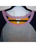 Caslon Color Block Gray Blue Yellow Pullover Sweater Size XL - photo 4