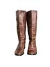 Cole Haan 100% Leather Solid Brown Gold Boots Size 8 1/2 - photo 2