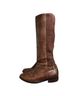 Cole Haan 100% Leather Solid Brown Gold Boots Size 8 1/2 - photo 9